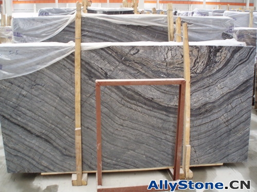 Zebra Black Marble Slabs