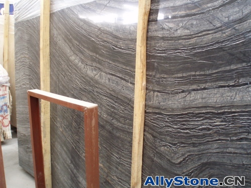 Zebra Black Marble Slabs