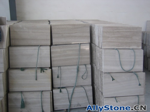 Wooden White Marble Tiles